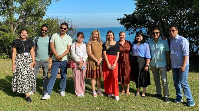Group shot of internal education agents